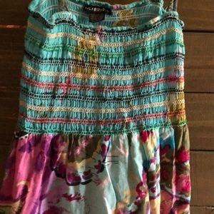 Cotton floral print dress